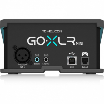 TC Helicon GO XLR MINI mikser do transmisji online z interfejsem Audio/USB