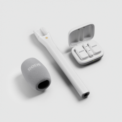RODE Interview Micro White - Uchwyt z pop filtrem do Wireless Micro biały