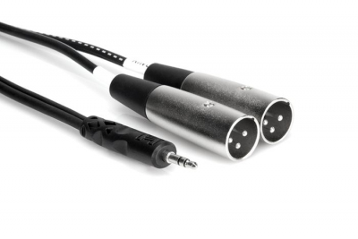 Hosa - Kabel Breakout TRS 3.5mm - 2 x XLRm, 3m