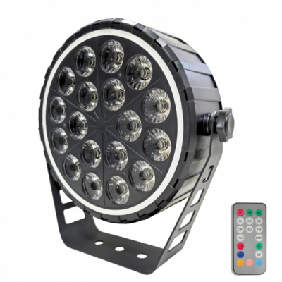 LIGHT4ME RING PAR 18 RGBW - Reflektor sceniczny PAR