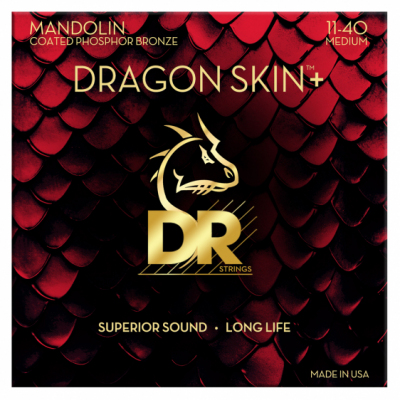 DR DMP 11-40 DRAGON SKIN+ MANDOLIN - STRUNY DO MANDOLINY