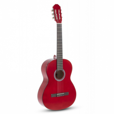 Gewa Basic - Gitara klasyczna czerwona 4/4