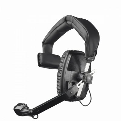beyerdynamic DT 108 200/ 50/black - Zestaw nagłowny z pojedynczą słuchawką, czarny, bez kabla