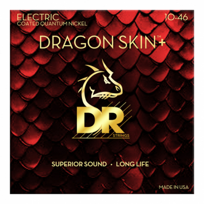 DR DEQ 10-46 DRAGON SKIN+ - STRUNY DO GITARY ELEKTRYCZNEJ