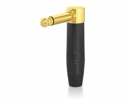 Behringer 4MGR-BK - Jack kątowy Mono 6,3 mm czarny/złoty