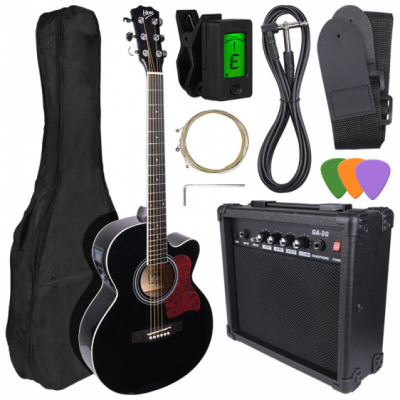 V-TONE EAG SET BK - Gitara elektroakustyczna + Wzmacniacz