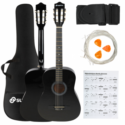 SUPRIMO CGS2 BK - Gitara klasyczna 4/4