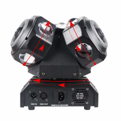 LIGHT4ME SID PRO - Ruchomy multiefekt świetlny LED