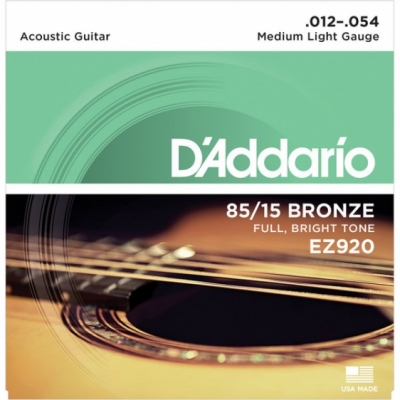 D'Addario EZ920 12-54 - struny do gitary akustycznej
