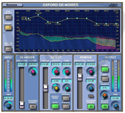 Sonnox De Noiser Native - plug-in do czyszczenia nagranego materiału audio