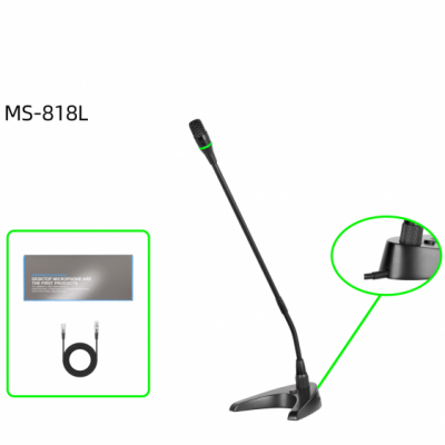 IGO SYSTEM MS-818L - Mikrofon konferencyjny pojemnościowy XLR