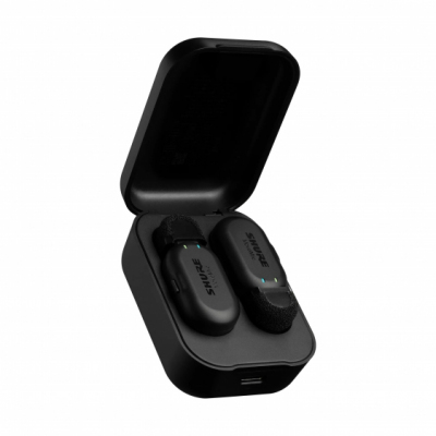 Shure MV-TWO-Z6 - Dwa bezprzewodowe mikrofony MoveMic MV-LAV, Case ładujący