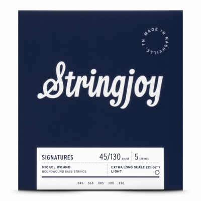 Stringjoy BA45130XL struny do gitary basowej niklowane 45-130 5-str Extra Long