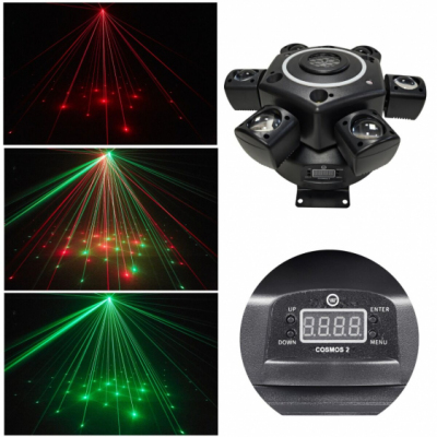 LIGHT4ME COSMOS 2 - Ruchomy multiefekt świetlny LED