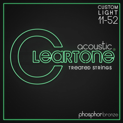 Cleartone struny do gitary akustycznej Phosphor Bronze 11-52