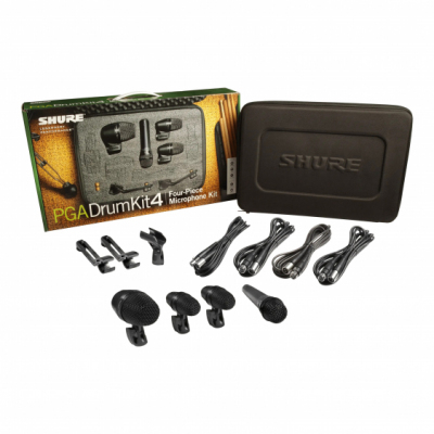 Shure PGA DRUMKIT4 - zestaw mikrofonów do perkusji Shure- PGA52, 57, 56 (x2)