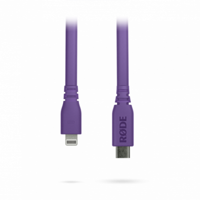 RODE SC19 - Kabel USB-C - Lightning 1.5m fioletowy