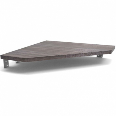 GLORIOUS Modular Side Rack Adapter Walnut - Blat łączący biurka