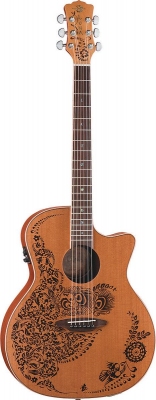 Luna Henna Oasis Cedar - gitara elektroakustyczna-2649