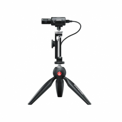 Shure MV88+VIDEO KIT - Mikrofon cyfrowy, stereofoniczny ze statywem, uchwytem na telefon i kablami