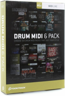 Toontrack DRUM MIDI Pack - Superior/ EZdrummer [licencja]