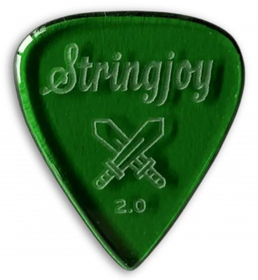 Stringjoy kostka 2.0mm Longsword Acrylic Picks - Kostka do gitary