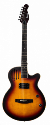 Kazuki AKZ-SA-40-SB - Gitara elektryczna hybrydowa 2 w 1