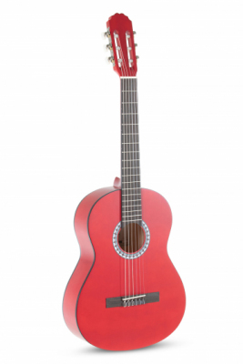 Gewa Basic - Gitara klasyczna 3/4 czerwona