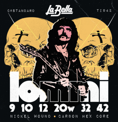 La Bella Tony Iommi Signature Set 9-42 C# Tuning TI942 - Struny do gitary elektrycznej