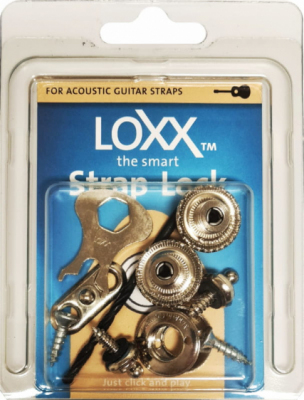 LOXX Music Box Acoustic Nickel - Zaczepy paska Strap Lock