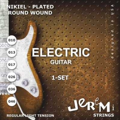 JEREMI Struny do gitary elektrycznej EG1046