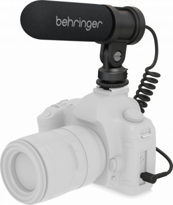 Behringer VIDEO MIC X1 – Mikrofon pojemnościowy do kamer video z dwiema kapsułami o konfiguracji X-Y
