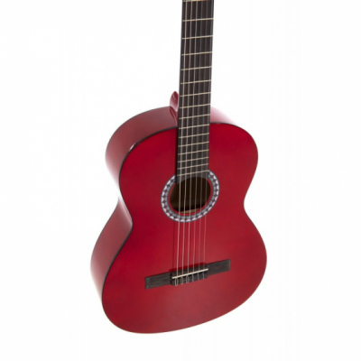 Gewa Basic - Gitara klasyczna czerwona 4/4