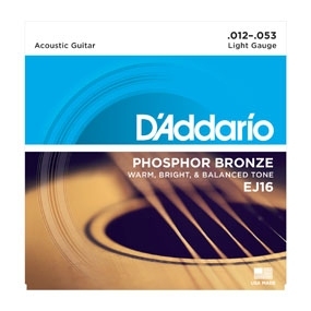 D'Addario EJ16 12-53 - struny do gitary akustycznej