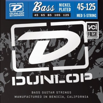 Dunlop Nickel Bass 45-125 - struny do gitary basowej 5-str