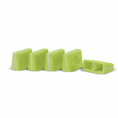 RELOOP Fader Cap Set Green 5 szt. - Nakładki na suwaki