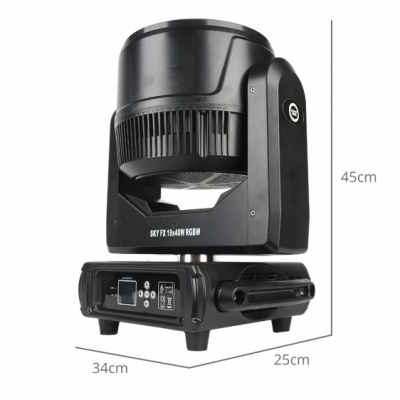 LIGHT4ME SKY FX 19x40W RGBW - Głowica ruchoma wash