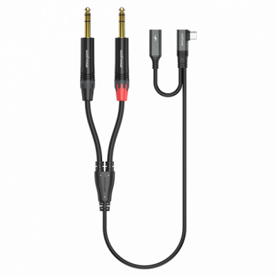 Roxtone RA3B-TC2JS - Dwukanałowy symetryczny kabel audio USB