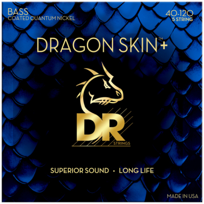 DR DBQ5 40-120 DRAGON SKIN+ NICKEL - STRUNY DO GITARY BASOWEJ