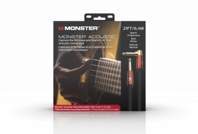 MONSTER CABLE ACOUSTIC kabel instrumentalny 6.4m