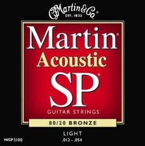 Martin MSP-3100 Bronze 12-54 - struny do gitary akustycznej