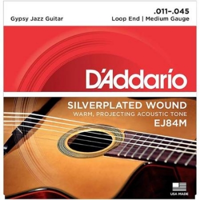 D'Addario EJ84M 11-45 - struny do gitary akustycznej