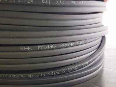 REDS MUSIC FSC-225 - Kabel głośnikowy Hi-Fi płaski 2 x 2,5mm² na szpuli