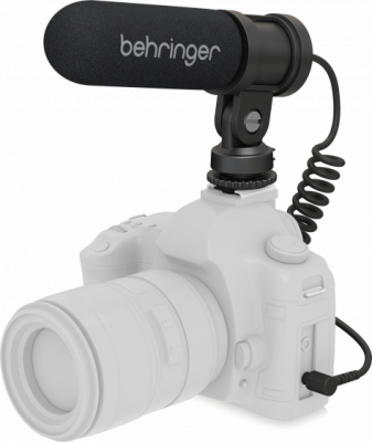 Behringer VIDEO MIC MS – Mikrofon pojemnościowy do kamer video z dwiema kapsułami o konfiguracji Mid-Side