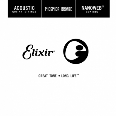 Elixir struna do gitary akustycznej NANOWEB Phosphor Bronze .032