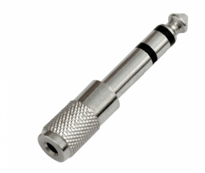 Annapol 8488# - Przejściówka Wtyk 6,3mm Jack stereo - Gniazdo 3,5mm Jack stereo