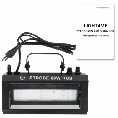 LIGHT4ME STROBE 60W RGB - Efekt oświetleniowy