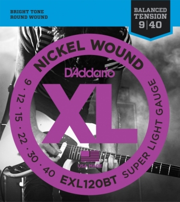 D'addario EXL120BT 9-40 - struny do gitary elektrycznej