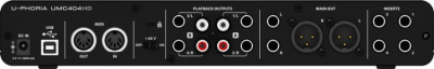 Behringer UMC404HD - interfejs audio z preampem MIDAS 4x4