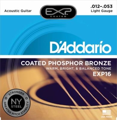 D'Addario EXP16 NY 12-53 - struny do gitary akustycznej